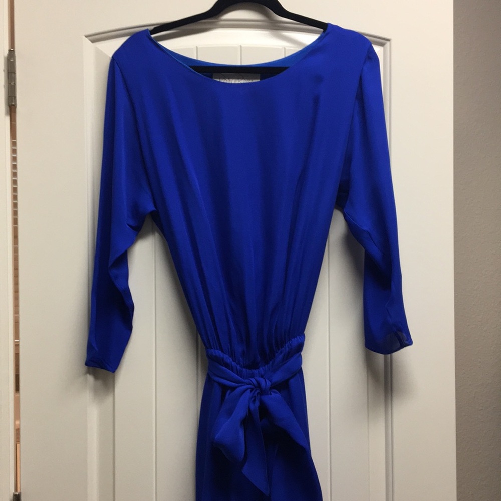 Rory Beca Blue Silk Dress, size XS.